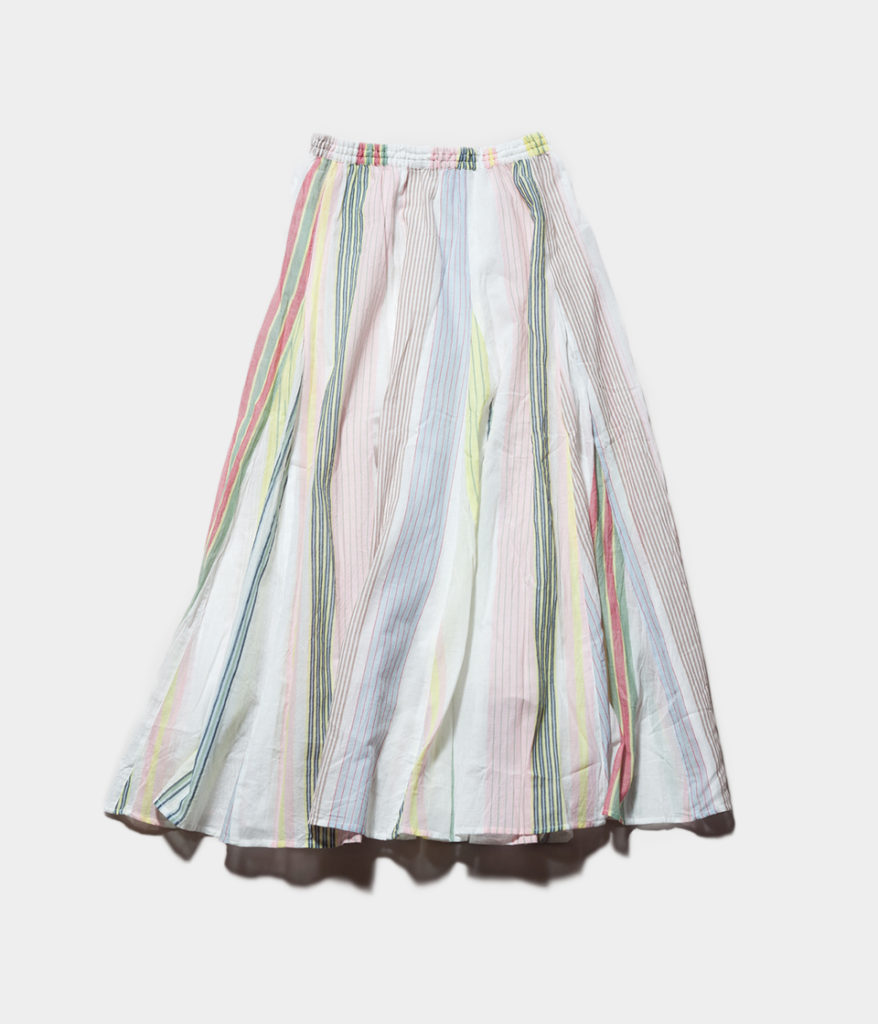 ne Quittez pas ヌキテパ multi stripe long skirt ロングスカート