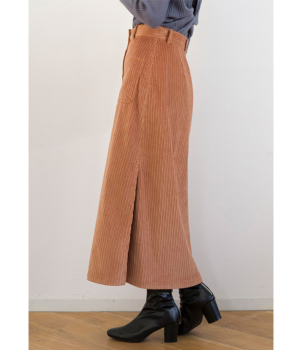PHEENY フィーニー 19AW 通販 Corduroy button-down skirt コーデュロイスカート